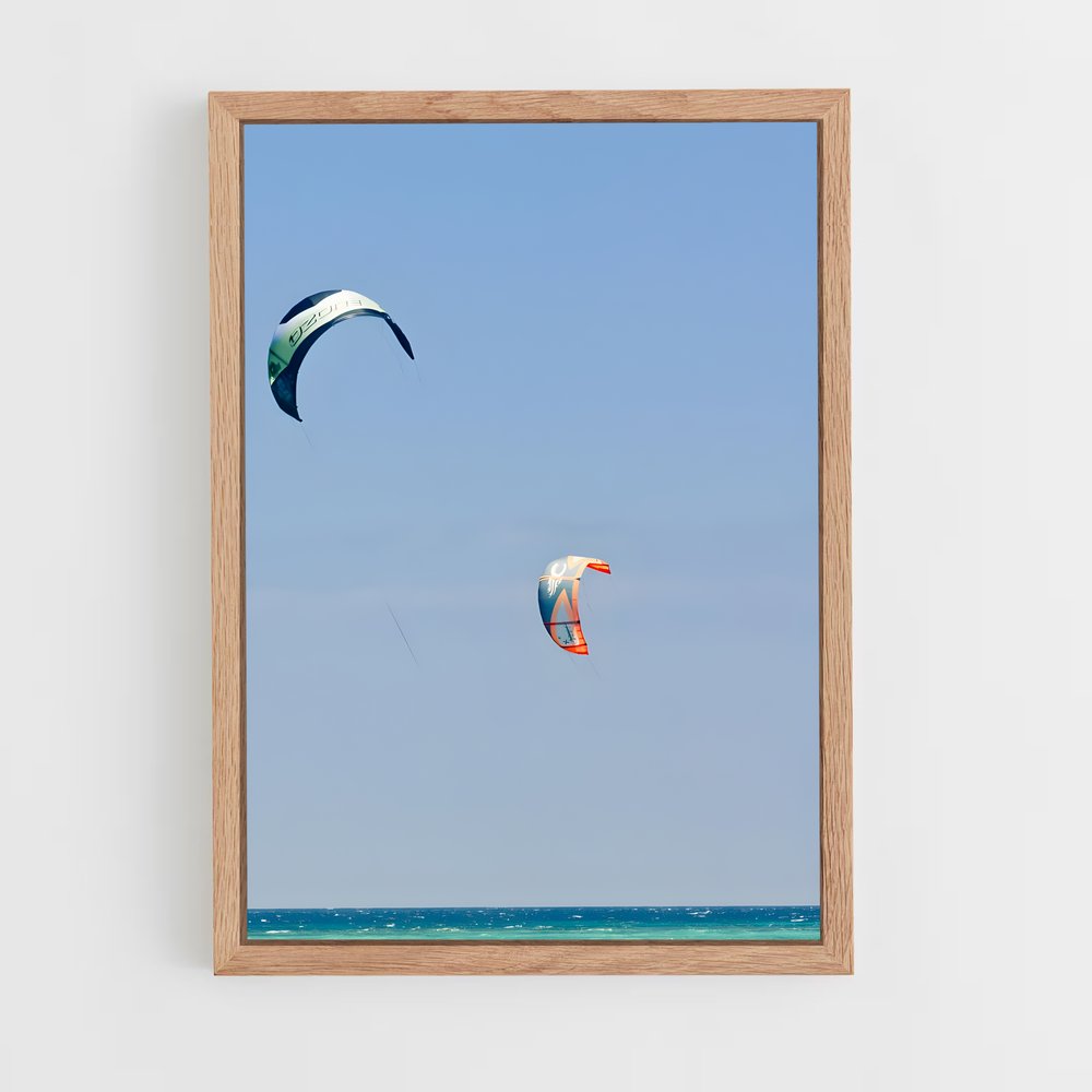 Poster Parade Océanique – affiche Kitesurf (vue 4)